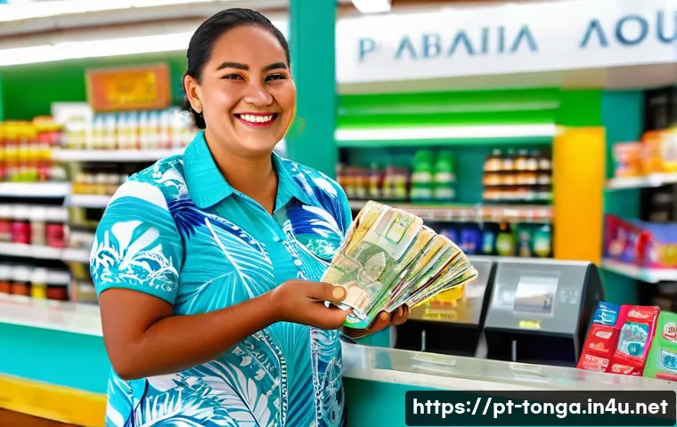 통가에서 신용카드 사용 - **Image Prompt 1: "Tongan Financial Contrast: City Convenience to Island Charm"**
    A vibrant dipt...